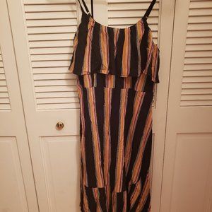 Band of Gypsies Striped Maxi Dress